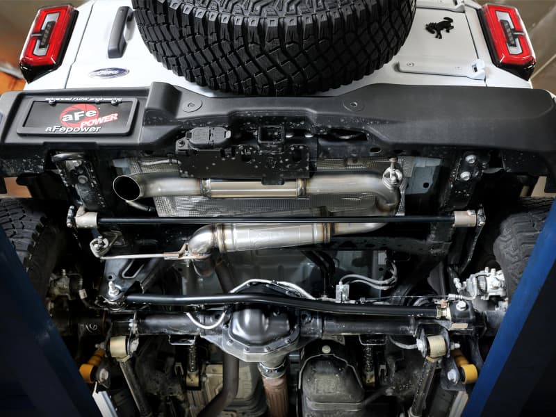 aFe Exhaust Axle-Back for Chevy C6 3" 409 Stainless Steel Mandrel-Bent System - Image 3