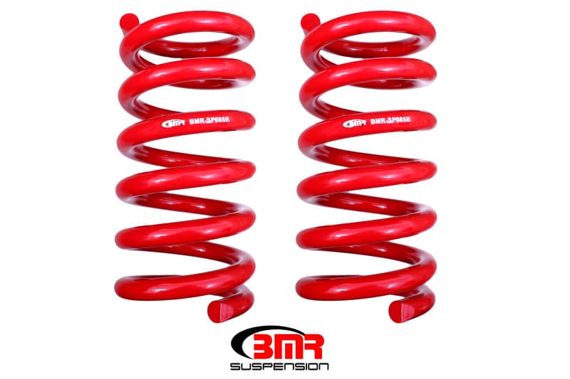 BMR Suspension Lowering Springs for 2015-2024 Mustang Chrome Silicon High-Ten...