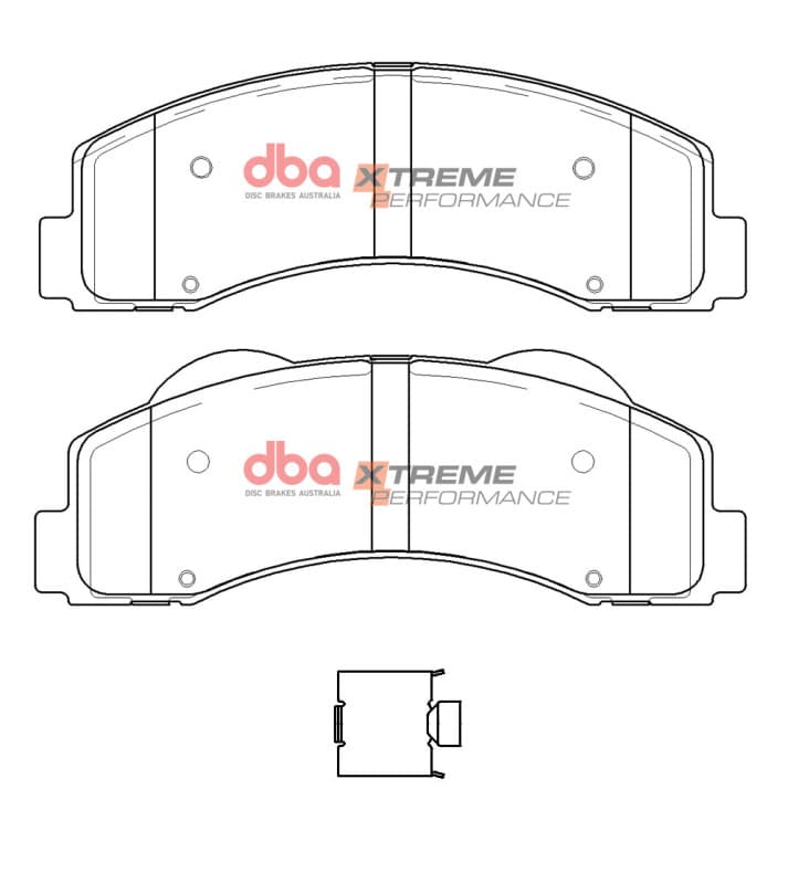 DBA XP Performance Brake Pads for Heavy Duty Applications High Friction