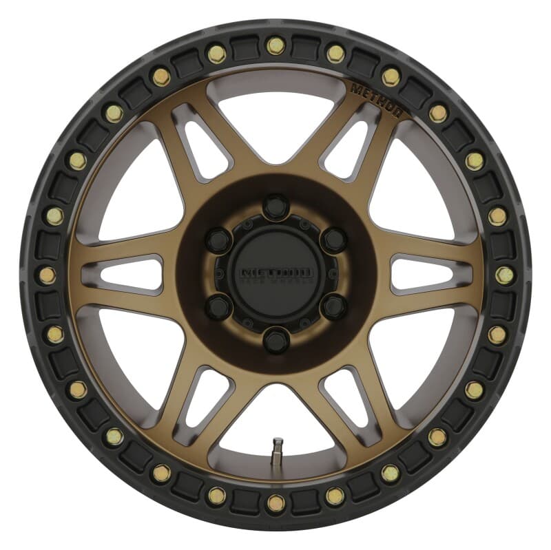 Method Wheels MR106 Beadlock 17x9 -44mm 5x5 71.5mm CB Bronze Wheel - Image 2