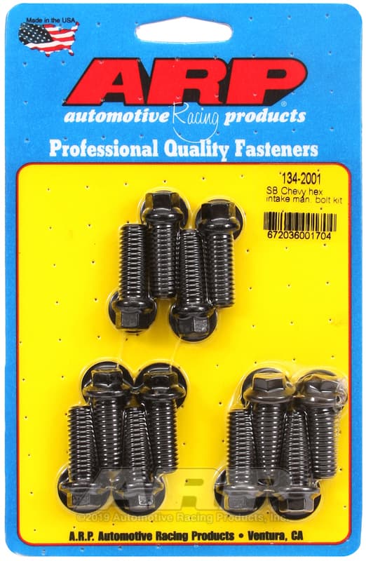 ARP Intake Manifold Bolt Kit for SBC Hex