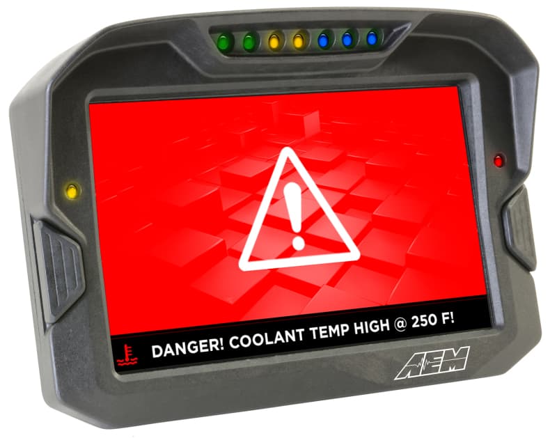 AEM CD-7 Carbon Digital Dash Display with Shift Lights - Image 5