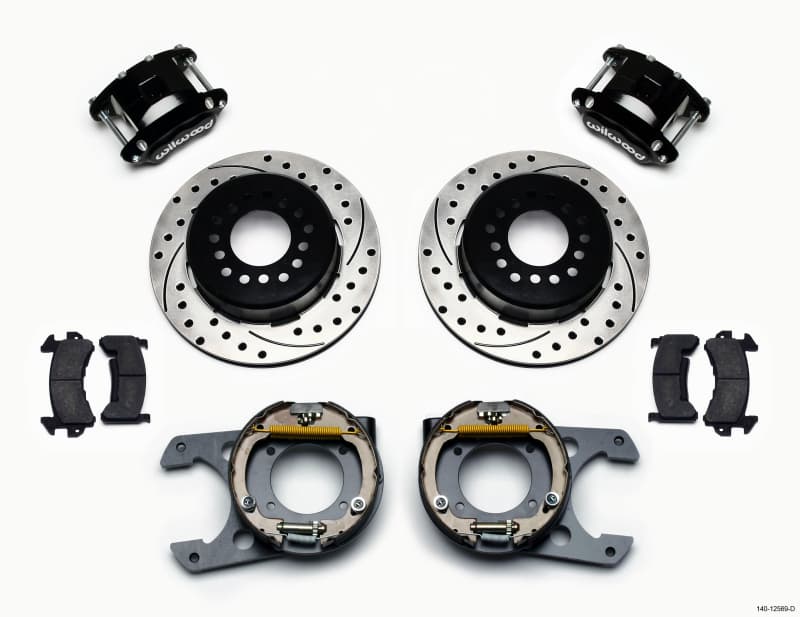 Wilwood D154 Rear Disc Brake Kit for Muscle Cars 12.19" Dual Piston