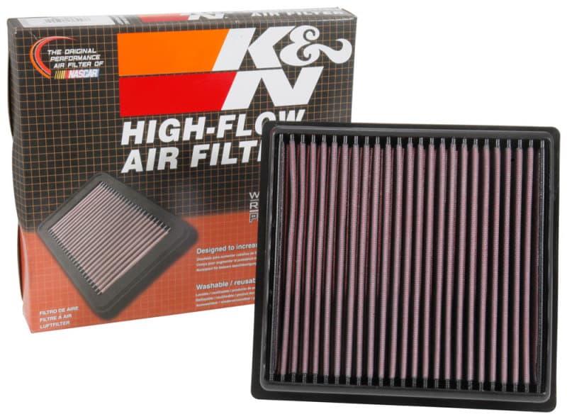 K&N Engineering Drop-In High-Flow Air Filter Reusable Washable - Image 3