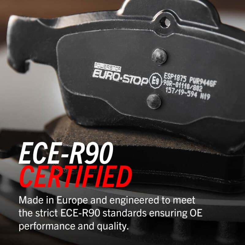 PowerStop Euro-Stop Brake Kit for European Vehicles with ECE-R9 Pads & Hardware - Image 3