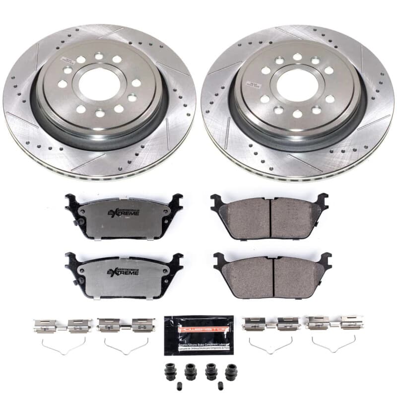 PowerStop Z36 Truck & Tow Brake Kit for Trucks 4x4 SUVs with Carbon-Fiber Cer...