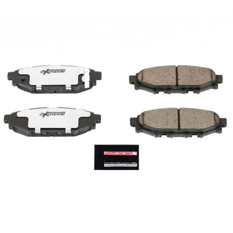 PowerStop Z26 Ceramic Brake Pads for Muscle Cars Low-Dust Carbon-Fiber Compound