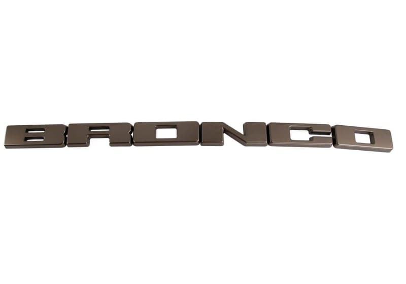 Ford Racing Front Grille Lettering Overlay Kit for Bronco Sinister Bronze - Image 4