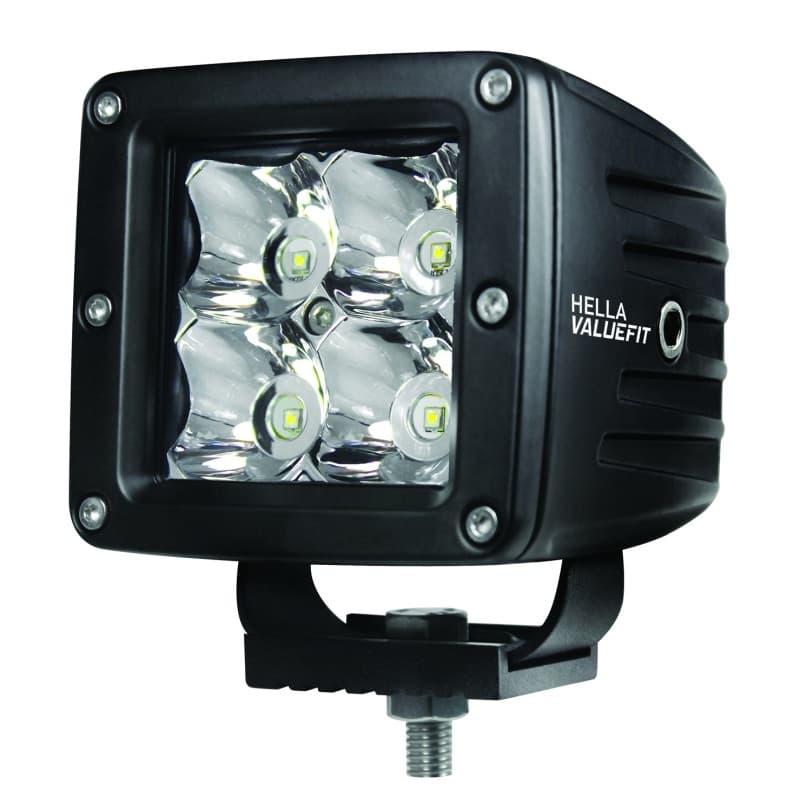 HELLA Optilux LED Cube Work Light for Agriculture with High-Intensity Illumin...