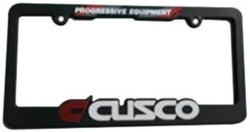 Cusco License Plate Frame Black USDM Spec