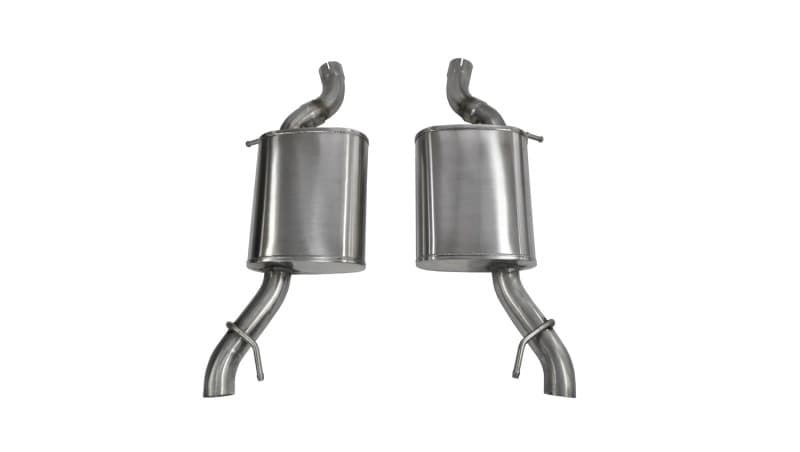 CORSA Performance Axle-Back Exhaust for Chevy C6 with Reflective Sound Cancel...