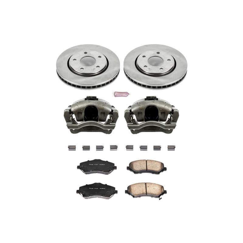 PowerStop Autospecialty Brake Kit with Calipers for Daily Driver Complete Bol...