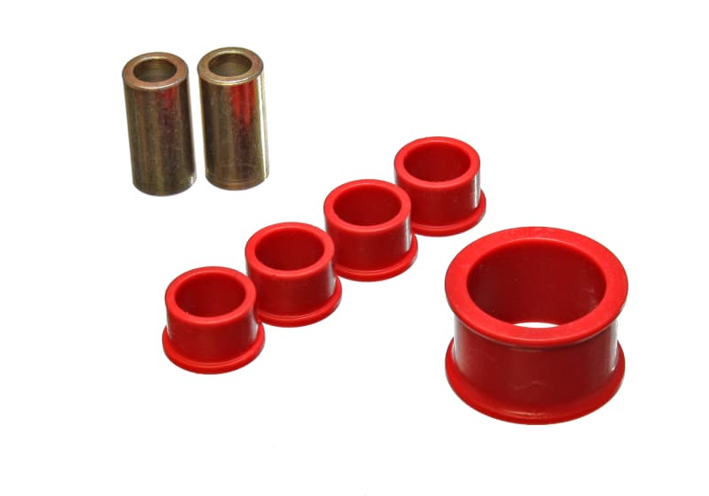 Energy Suspension Steering Rack Bushings Red Polyurethane - Image 3