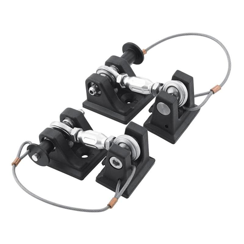 DV8 Offroad Hood Hold Downs for Jeep Wrangler JL Billet Aluminum Quick-Release - Image 2