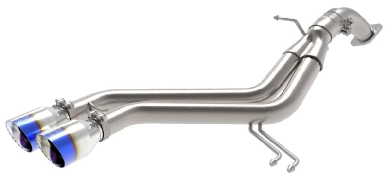 aFe Exhaust Axle Back for Chevy C6 2.5" 304 Stainless Steel Dual 4" Tips - Image 2