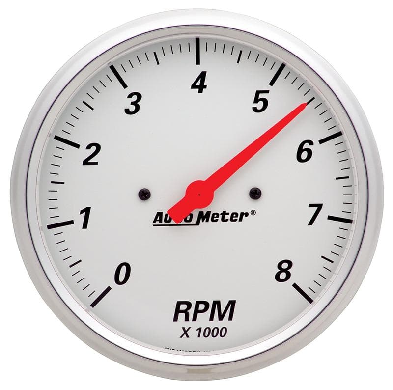 AutoMeter Fuel Gauge for Multiple Vehicles 5 Resistance Ranges Arctic White - Image 3