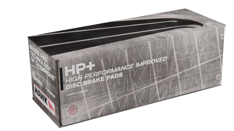 Hawk Performance HP+ Brake Pad Set for OE Fitment with DTC Curved Slot Design - Image 2