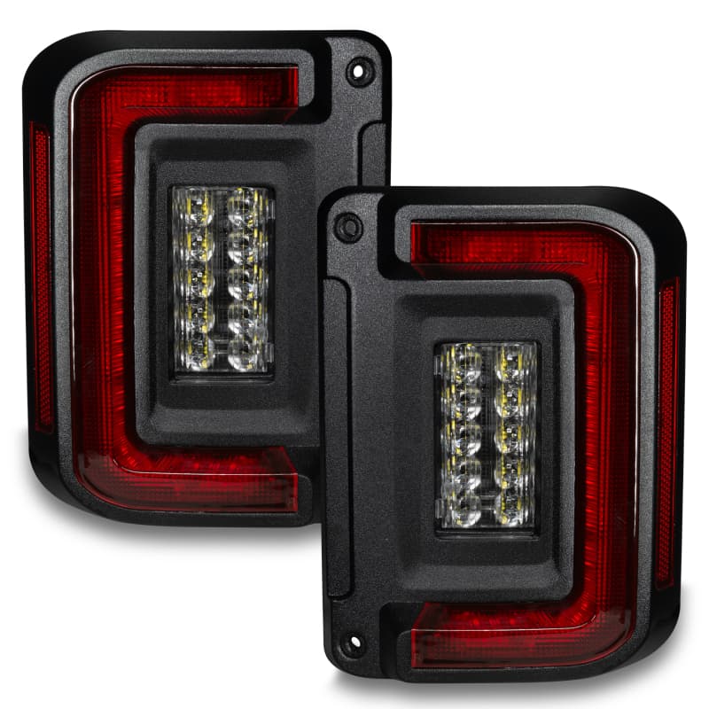 ORACLE Lighting Flush Mount LED Tail Lights for Jeep Wrangler JK Low-Profile