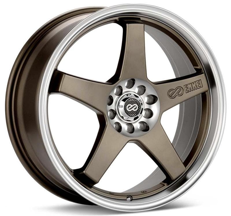 Enkei EV5 17x7 4x100/114.3 45mm Offset Matte Bronze Wheel - Image 2