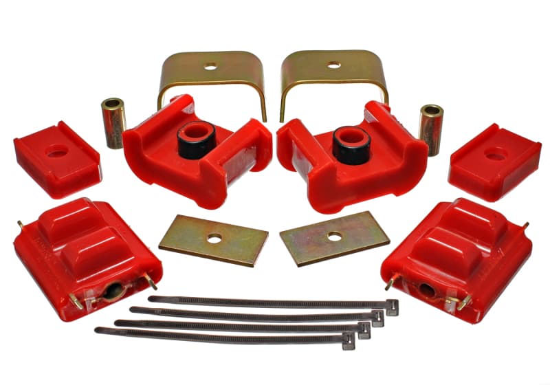 Energy Suspension Eng/Trans Combo Kit Red Polyurethane - Image 4