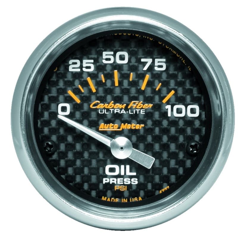 AutoMeter Cobalt Digital Oil Pressure Gauge with Air Core Meter Movement