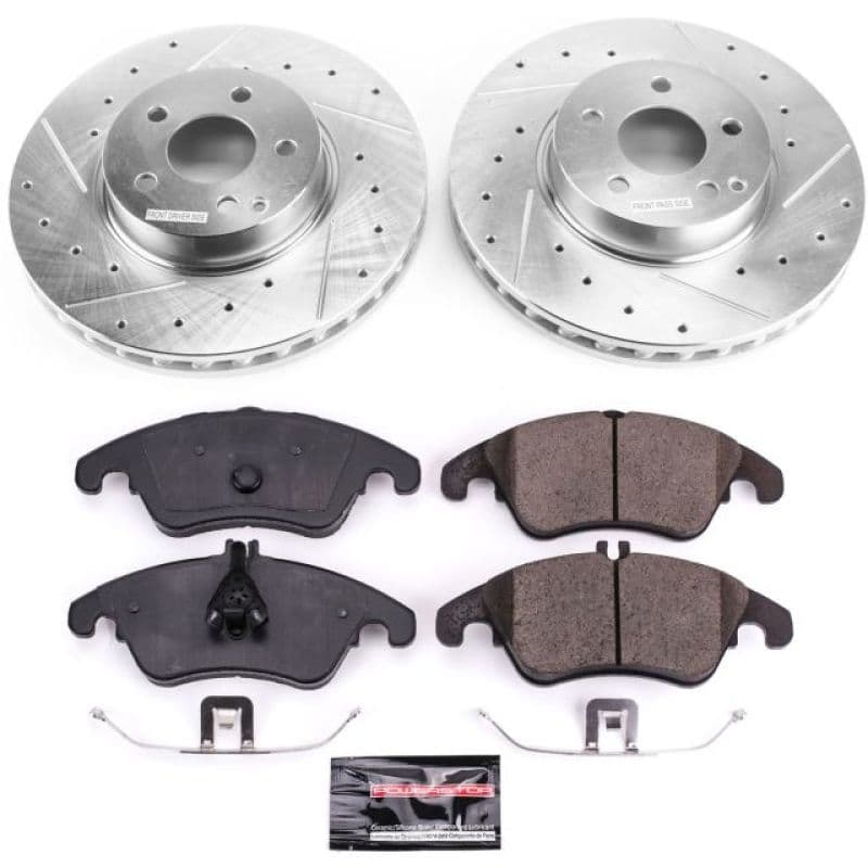 PowerStop Z23 Evolution Brake Kit for Daily Driver with Carbon-Fiber Ceramic ...