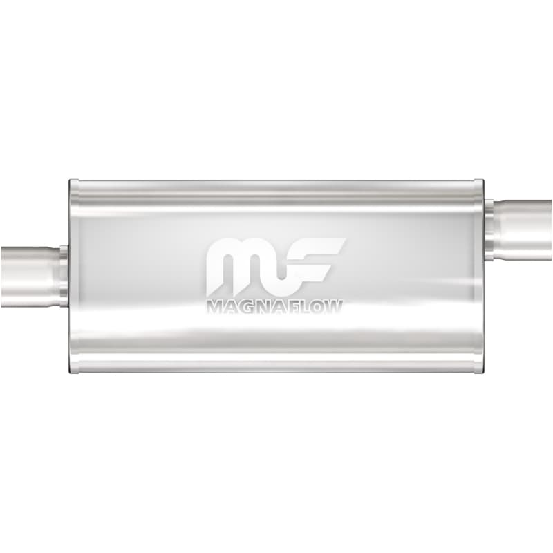 Magnaflow SS Muffler 5x8in Oval Straight-Through Universal 3in Inlet/Outlet - Image 5