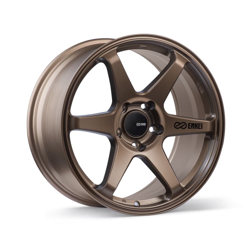 Enkei T6R 18x9.5 38mm Offset 5x114.3 Copper Wheel