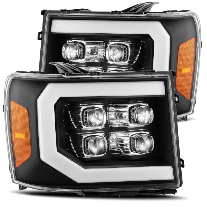 AlphaRex NOVA Headlights with Ice Cube 3D Projector and Osram Oslon LED Chip - Image 2