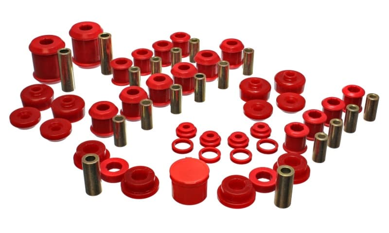 Energy Suspension Hyper-Flex Polyurethane Bushing Set Red - Image 2