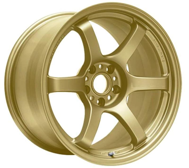 Gram Lights 57DR 18x9.5 +38 5x114.3 Gold Wheel