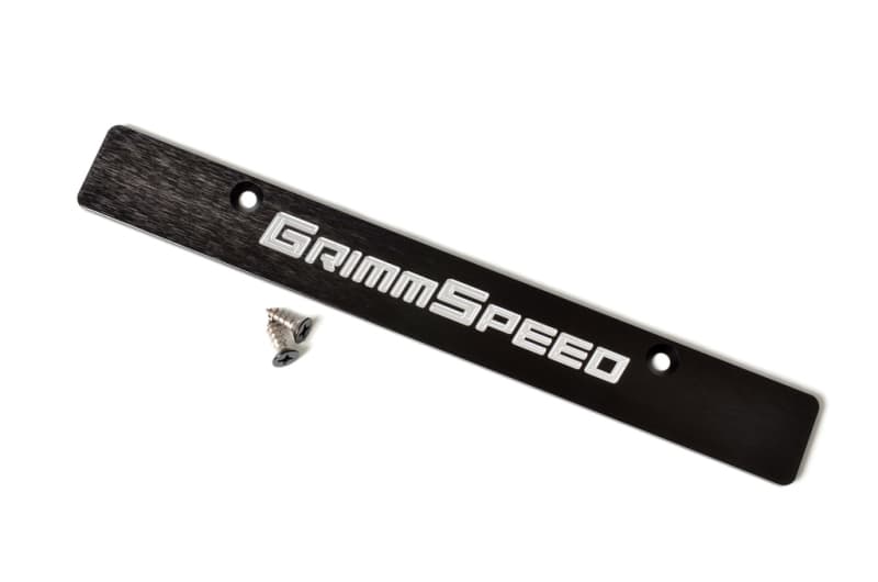 GrimmSpeed License Plate Delete Plate for 06-14 Subaru Impreza/WRX/STi