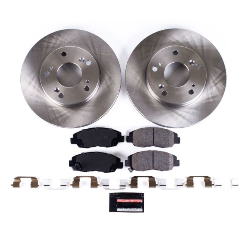 PowerStop Z17 Stock Replacement Brake Kit with Ceramic Pads and Rotors
