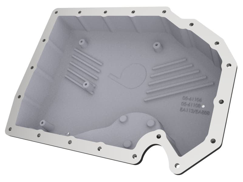 aFe Oil Pan for Increased Capacity with Magnetic Drain Plug and Cooling Fins - Image 4