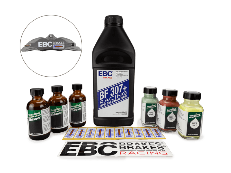 EBC Brake Caliper Temperature Strips for Track Pack with BF307 Racing Brake F...