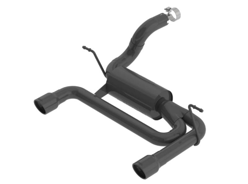 Borla Axle-Back Exhaust 2.5" Diameter with Ceramic Satin Black Tips