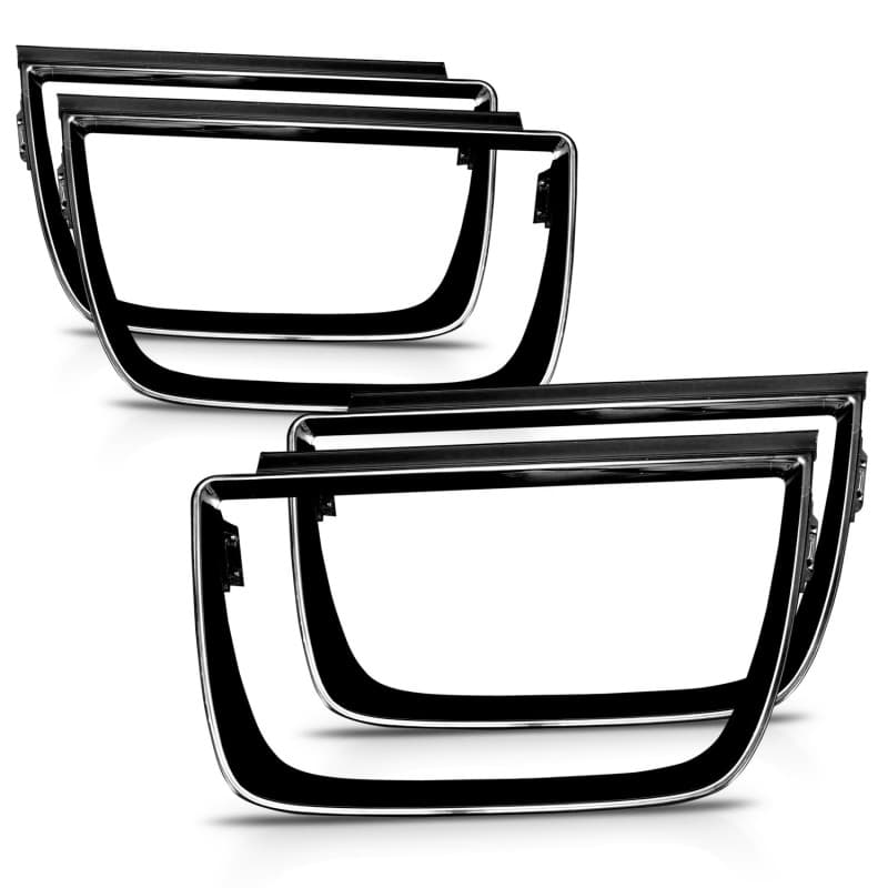 ANZO Taillight Bezels Gloss Black Pair for Chevy C6 4-Piece Set - Image 3