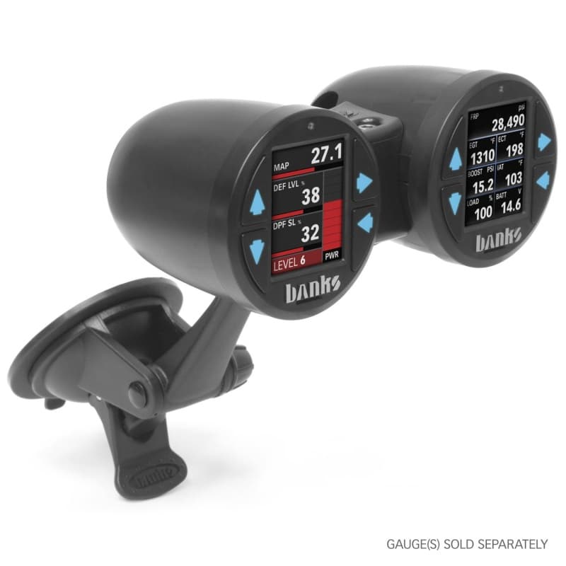 Banks Power Gauge Mount for 52mm Gauges Universal Adjustable Suction Cup - Image 5