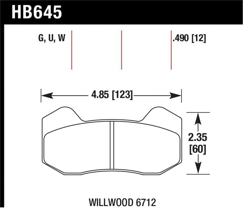 Hawk Performance DTC-70 Brake Pad Set for Street Vehicles High Friction Compound