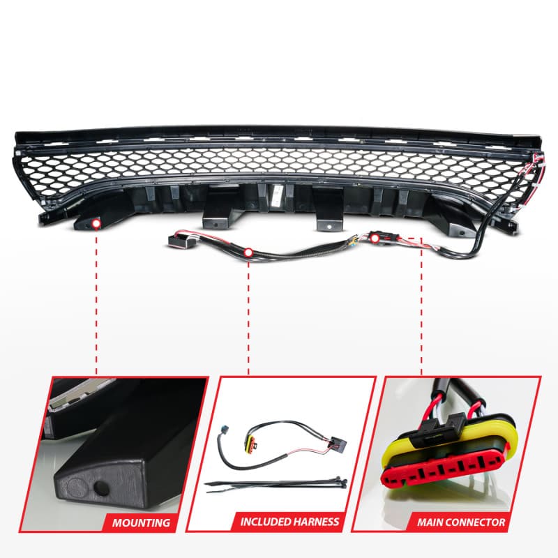 ANZO LED Vent Lights for Chevy C6 High-Quality Street Legal - Image 5