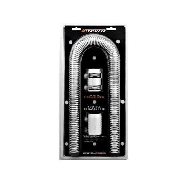 Mishimoto Stainless Steel Universal Flexible Radiator Hose Kit Chrome Blue Red - Image 3