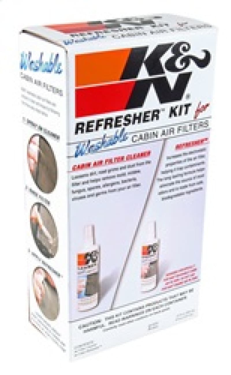 K&N Engineering Cabin Air Filter Recharger Kit with Cleaner and Refresher - Image 4
