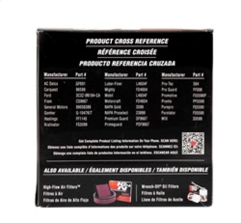 K&N Engineering Inline Fuel Filter High Flow Cellulose Glass Media - Image 5