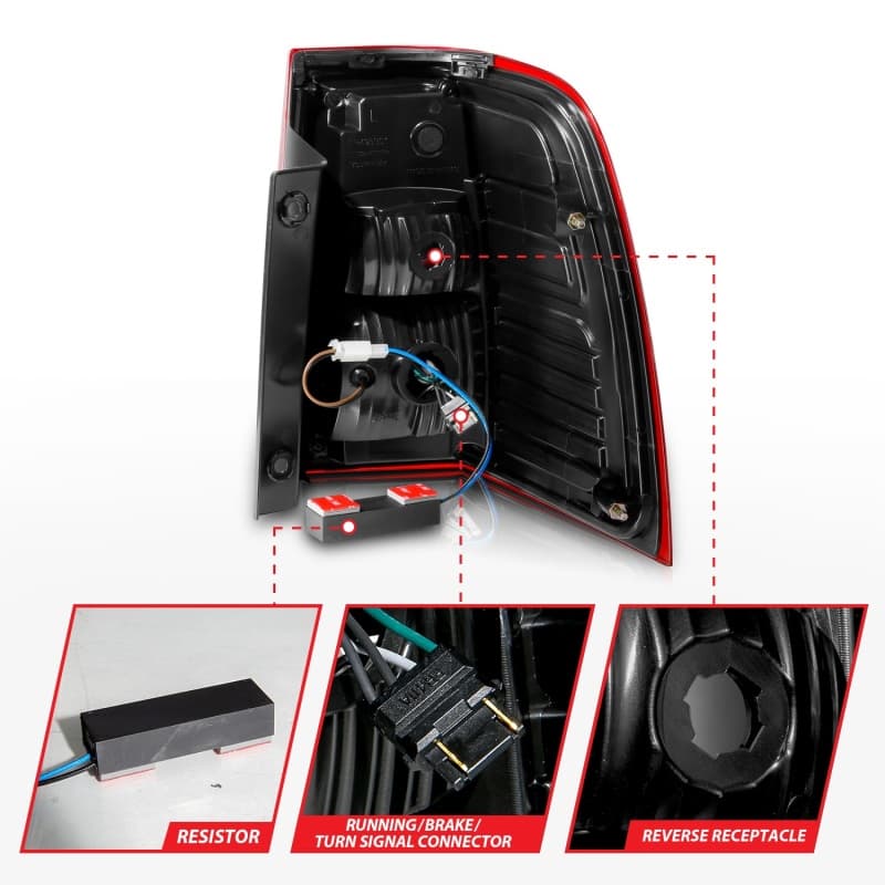 ANZO LED Taillights for Chevy C6 100% Street Legal - Image 5