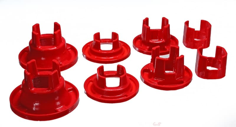 Energy Suspension Subframe Bushings Red Polyurethane