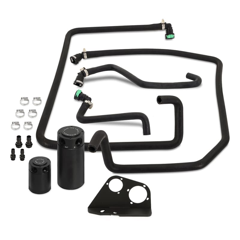 Mishimoto Baffled Oil Catch Can Kit for Ford F-350 6.7L Diesel - Image 2
