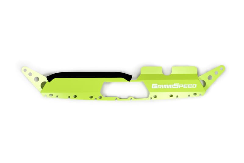 GrimmSpeed Radiator Shroud for 15+ Subaru WRX/STI Neon Green Powdercoat