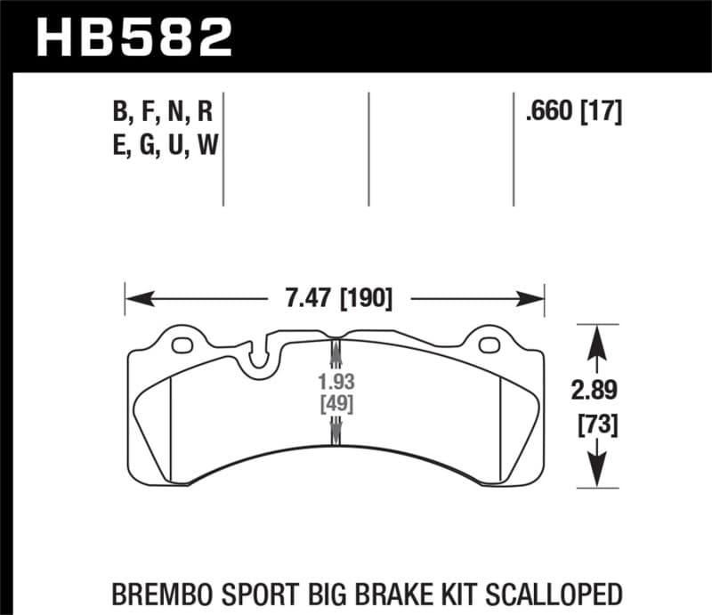 Hawk Performance DTC-60 Brake Pad Sets High Performance Street Compound - Image 3