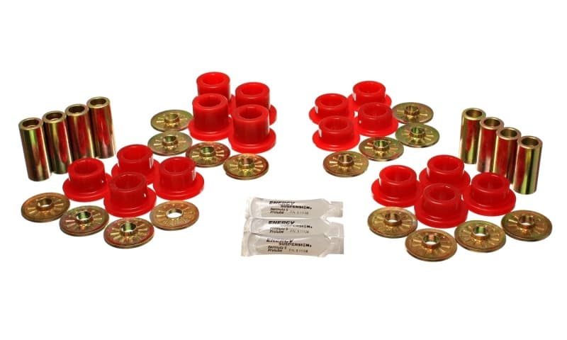 Energy Suspension Control Arm Bushings Hyper-Flex Polyurethane Red - Image 2