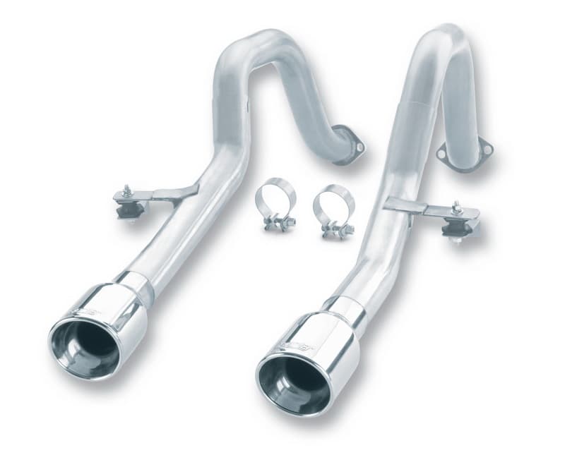 Borla Axle Back Exhaust for Corvette C5 C5 Z06 Dual 4" T-304 Stainless Steel ... - Image 4